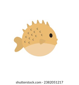 Cartoon fish vector Illustration of fantasy sea fish, sea fish vector