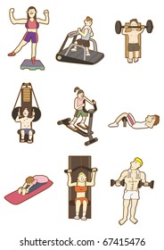 cartoon Fitness icon