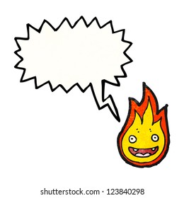 cartoon flame
