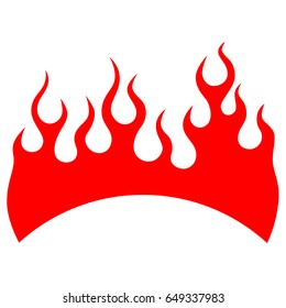 cartoon flame fire vector  animated blazing. Flames vector icon isolated on white background – icon fire illustration