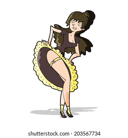 cartoon flamenco dancer