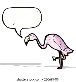 Cartoon-Flamingo