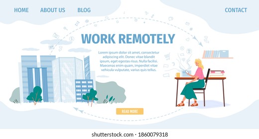 Cartoon flat character surfing internet indoor at home interior - web chat,social networking service,online education,messenger communication,freelance remote work concept