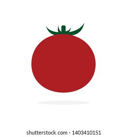 Cartoon flat design tomato vector illustration