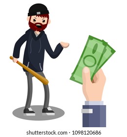 How to extort money from guys