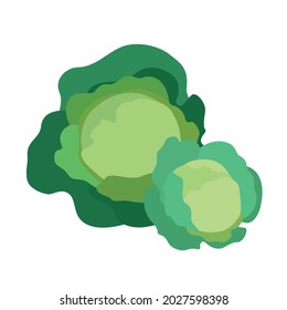 Basura de ilustración plana vectorial de dibujos animados. Verduras.