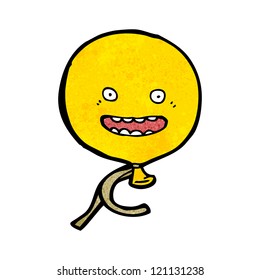 cartoon floating balloon