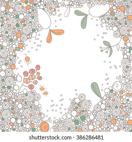 Cartoon Floral Composition