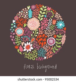 Cartoon florals