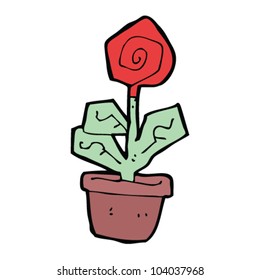 Cartoon-Blume