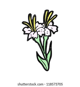 flor de dibujos animados