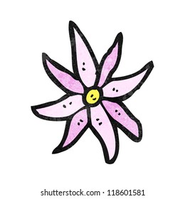 flor de dibujos animados