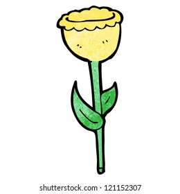 flor de dibujos animados