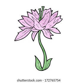 flor de dibujos animados