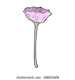 flor de dibujos animados