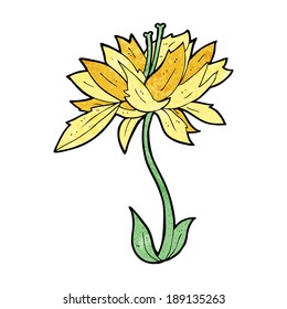 flor de dibujos animados