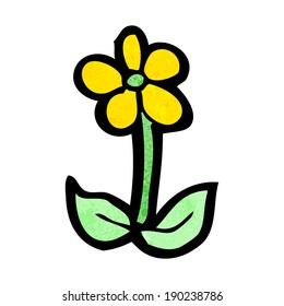 Cartoon-Blume