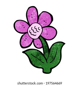 flor de dibujos animados