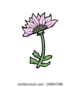 flor de desenho animado