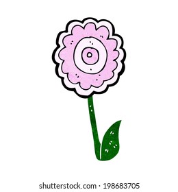 flor de dibujos animados