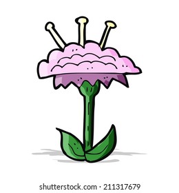 flor de dibujos animados