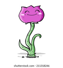 flor de dibujos animados