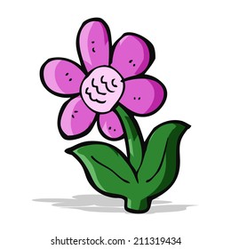 flor de dibujos animados