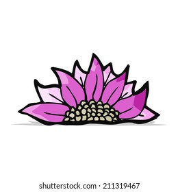 flor de dibujos animados