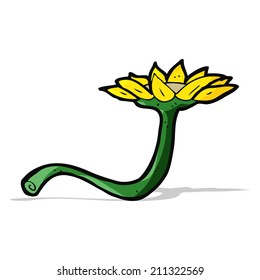 flor de dibujos animados