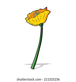 Cartoon-Blume