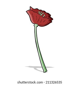 flor de dibujos animados