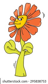 cartoon flower