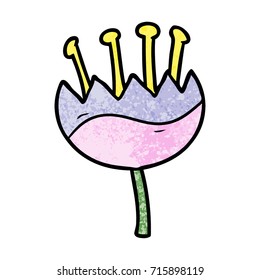 flor de dibujos animados