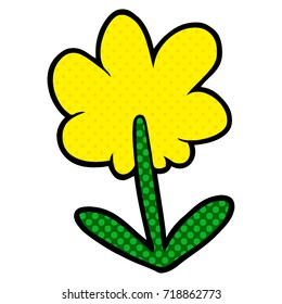 flor de dibujos animados
