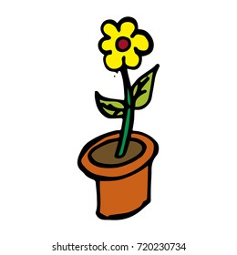 Cartoon of flower