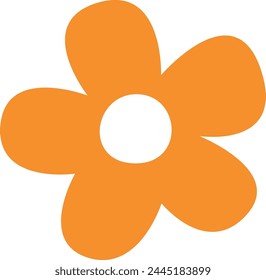 Icono de flor de dibujos animados Ilustración vectorial