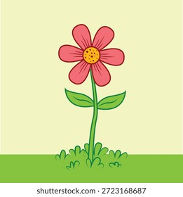 Cartoon Blume Illustration EPS Vektor