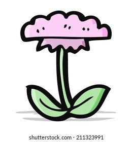 símbolo de flor de dibujos animados