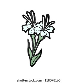 flores de dibujos animados