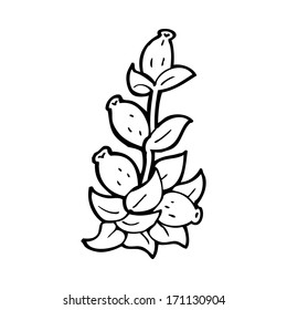 Cartoon-Blumen