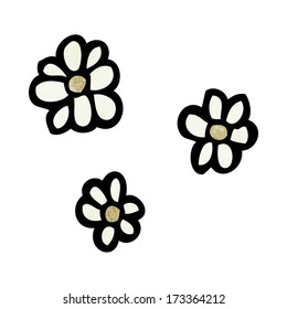 cartoon flowers