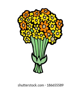 flores de dibujos animados