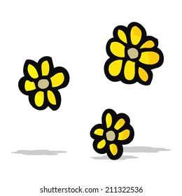 cartoon flowers