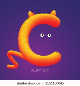 Cartoon Fluffy Cat