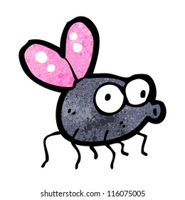 mosca de dibujos animados