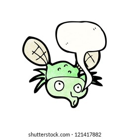mosca de dibujos animados