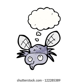 mosca de dibujos animados