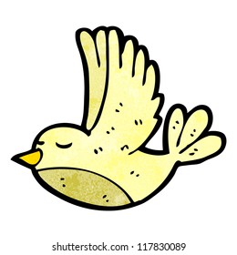 cartoon flying bird