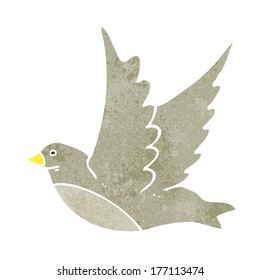 cartoon flying bird