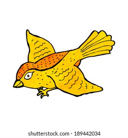 cartoon flying bird